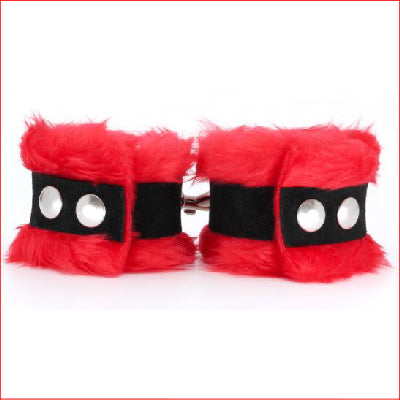 Soft Fleece Cuffs Red