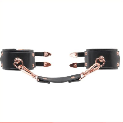 Double Strap Cuffs Rose Gold Hardware