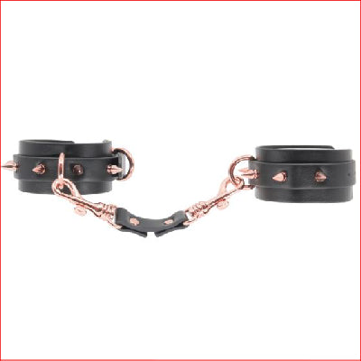 Spiked Faux Leather Cuffs