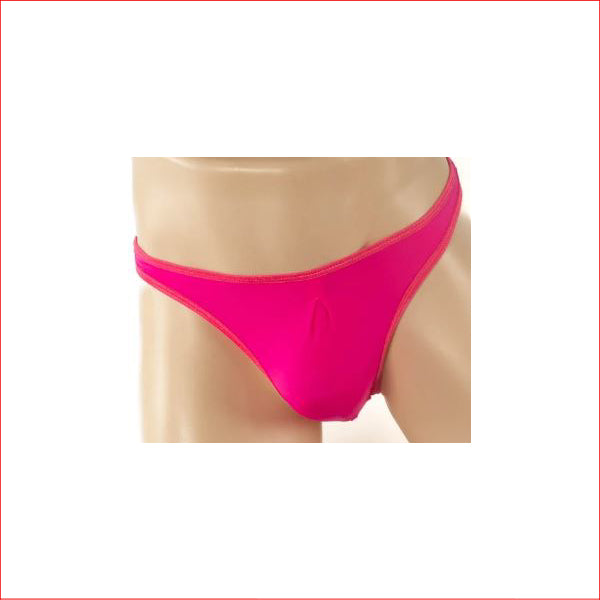 201 Men's Lycra G-String Hot Pink OS