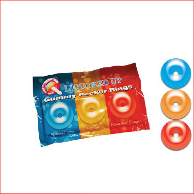 Liquored Up Pecker Gummy Rings