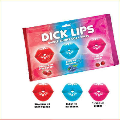 Disc Lips Edible Gummy Cock Rings