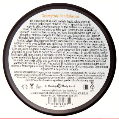 EB Aphrodisiac Massage Candle - Grapefru