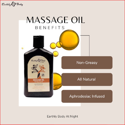 Earthly Body Massage Oil Grapefruit Sandalwood 60ml