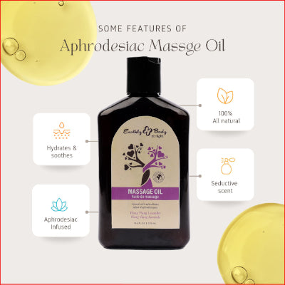 Earthly Body Massage Oil Ylang Ylang Lavender 250ml
