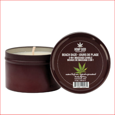 Hemp Seed 3-In-1 Massage Candle Beach Daze