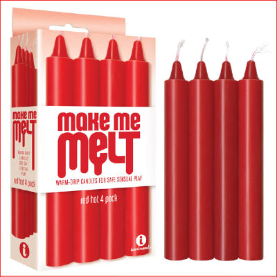 The 9's Make Me Melt Drip Candles RedHot