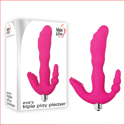Adam & Eve Triple Play Pleaser Pink