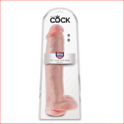 King cock 15" with Balls