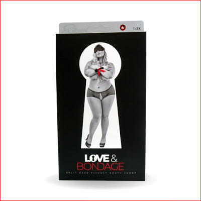 Love & Bondage Split Back Fishnet 2XL