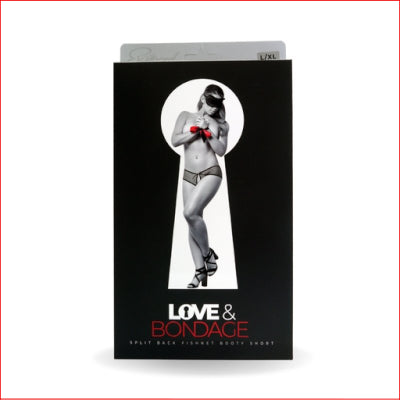 Love & Bondage Split Back Fishnet S/M