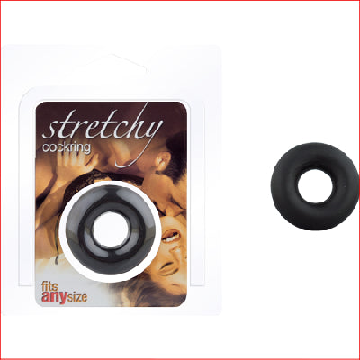 Seven Creations Stretchy Cockring Black