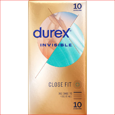 Durex Invisible Close Fit 10's