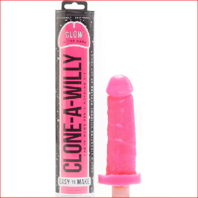Clone A Willy Glow Hot Pink Vibrating