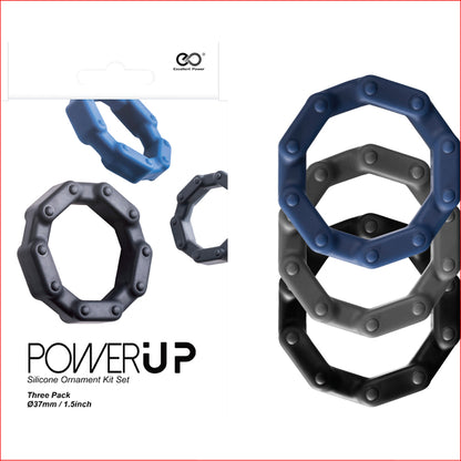 Power Up Silicone Chain 3pk