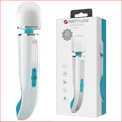 Charming Massage Wand 9.4" blue/white