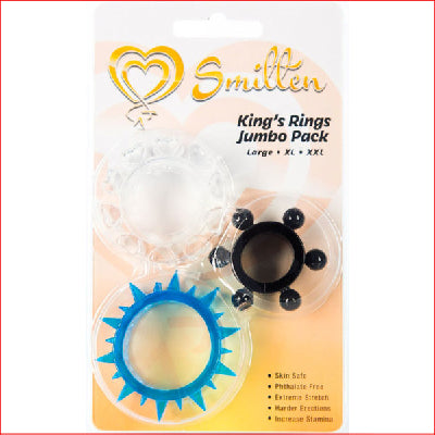 Smitten Kings Rings Jumbo3-Pack