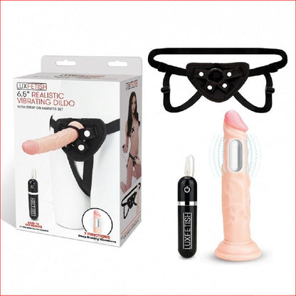 Lux Fetish 6.5" Realistic Vibrating Dild
