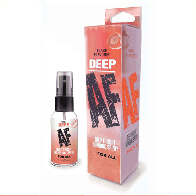 AF Deep Throat Numbing Spray Peach