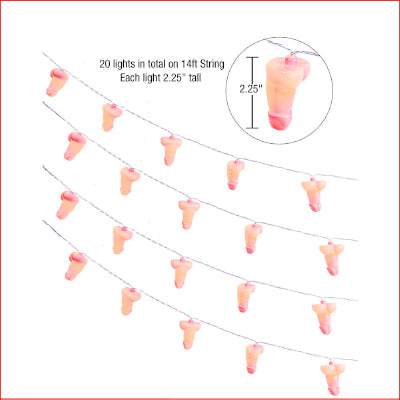 Glitterati - Penis Party String Lights