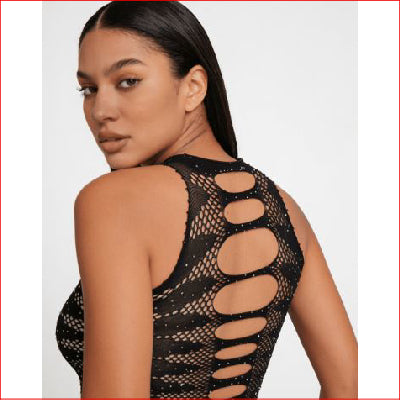 Rhinestone Black O/S
