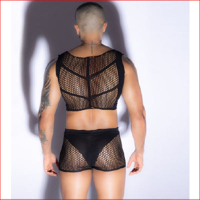 "Rib" Singlet & Brief Set