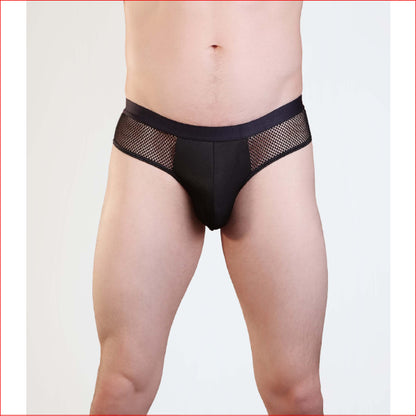 Mens Mesh Jock Strap Solid Pouch L/XL