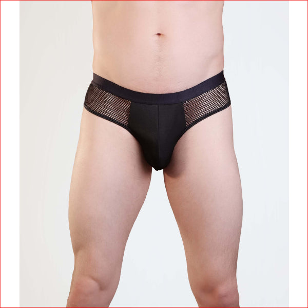 Mens Mesh Jock Strap Solid Pouch L/XL