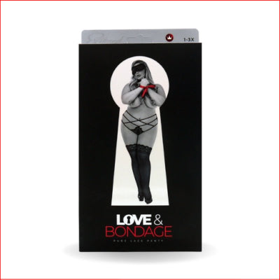 Love & Bondage Lace Panty 2XL