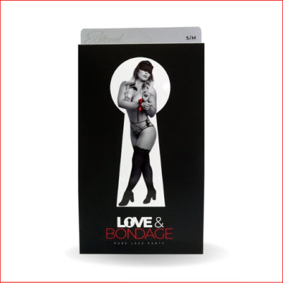 Love & Bondage Lace Panty S/M