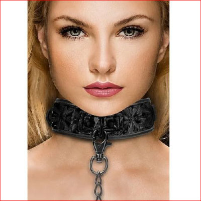 Lux - Collar & Lead Pattern Black