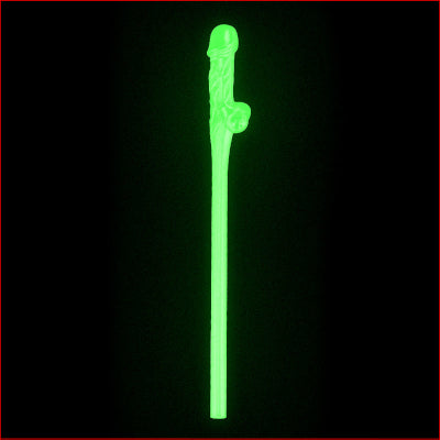 Jokes & Parties Glow Willy Straws