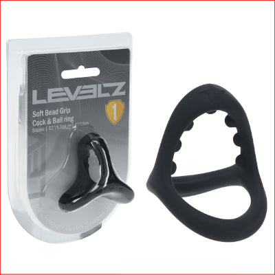LEVELZ Soft Bead Grip Silicone Cock Ring