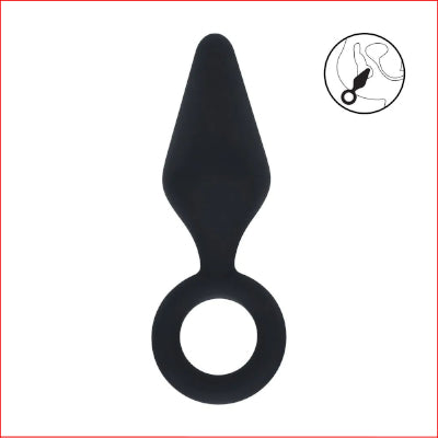 LEVELZ Silicone Anal Plug with Loop - Small