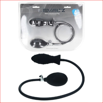 LEVELZ Ribbed Inflatable Anal Plug