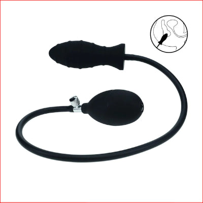 LEVELZ Ribbed Inflatable Anal Plug