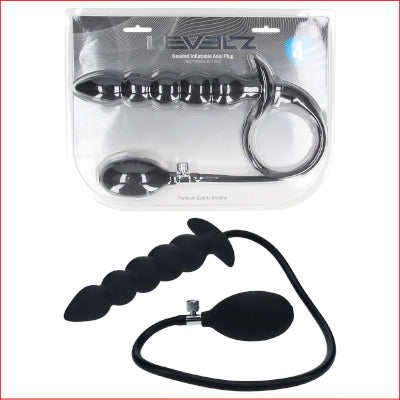 LEVELZ Beaded Inflatable Anal Plug