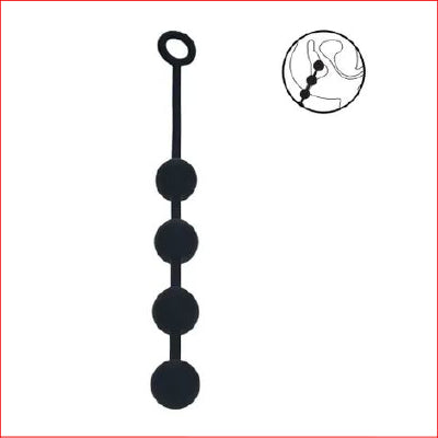 LEVELZ Round Silicone Anal Balls - L - 4