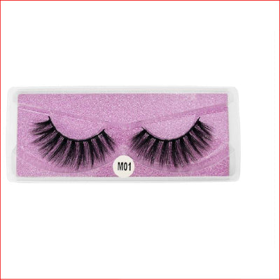 Mink Eyelashes Size: M01