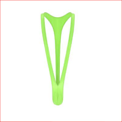 Mankini Glossy Fluro Green