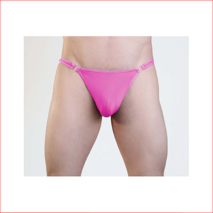 Mens Quick Release Thong Hot Pink L/XL