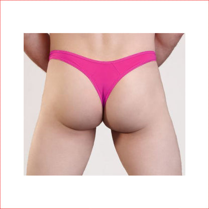 Mens Quick Release Thong Hot Pink S/M