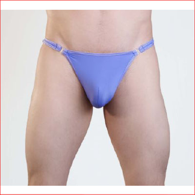Mens Quick Release Thong Purple S/M