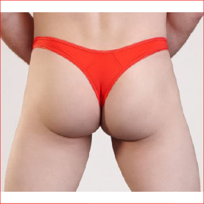 Mens Quick Release Thong Red S/M