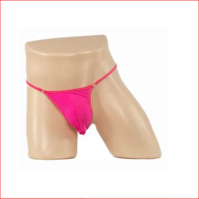 209 Mens Lycra G-String Hot Pink OS