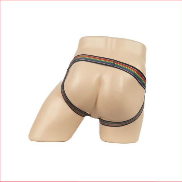 284 Men's Rainbow Jockstrap Small