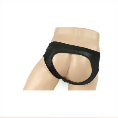 233 Mesh Pouch Bumlees Wet Look Brief L
