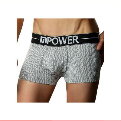 Male Power - Mini Pouch Short Grey Large