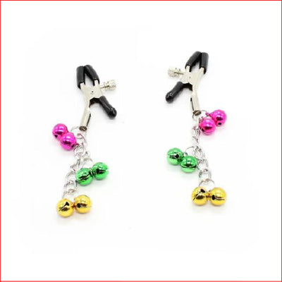 n116 Nipple Clamps with Coloured Balls