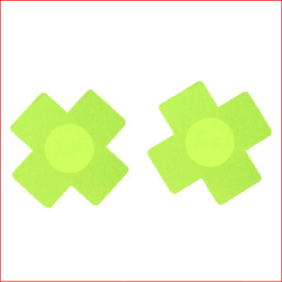 Cross Nipple Pasties Fluro
